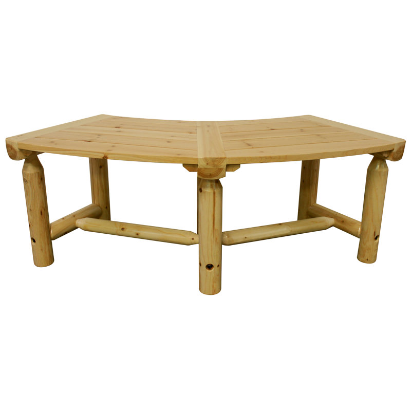 Millwood Pines Alaniz Pine Outdoor Bench & Reviews Wayfair